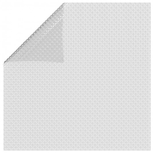 Plávajúca solárna bazénová fólia z PE 300x200 cm sivá