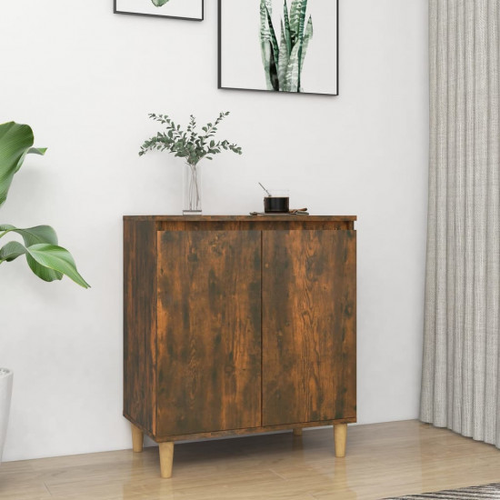 Komoda tmavý dub 60x35x70 cm spracované drevo