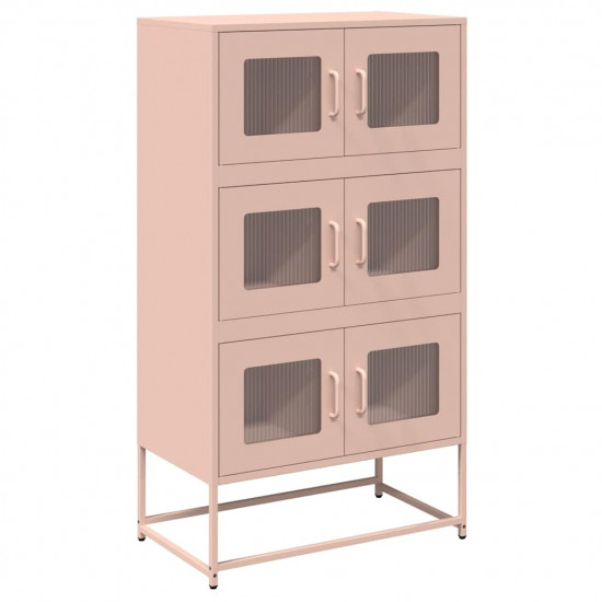 Highboard Pink 68x39x123 cm Oceľ