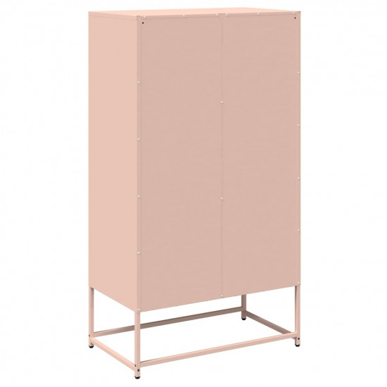 Highboard Pink 68x39x123 cm Oceľ