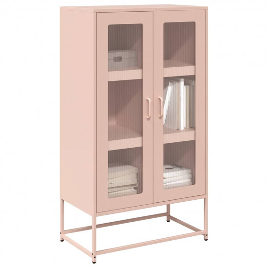 Highboard Pink 68x39x123 cm Oceľ