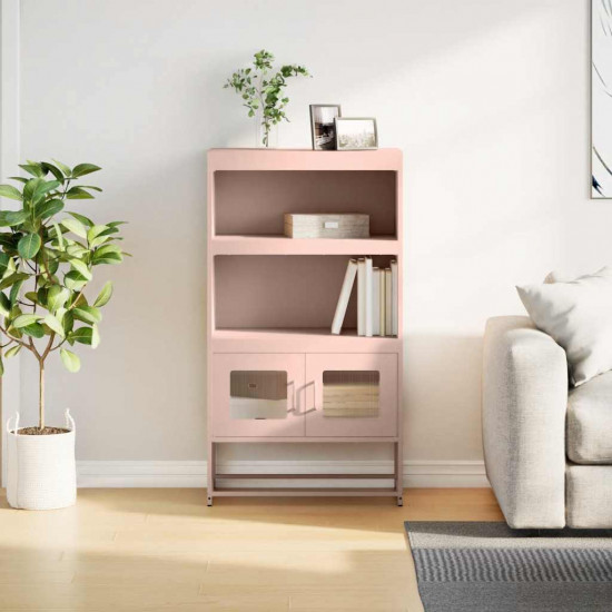 Highboard Pink 68x39x123 cm Oceľ