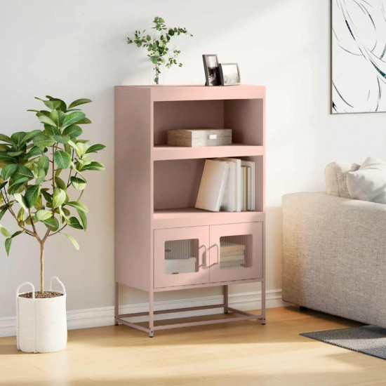 Highboard Pink 68x39x123 cm Oceľ