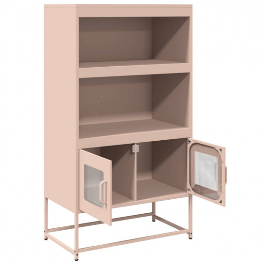 Highboard Pink 68x39x123 cm Oceľ