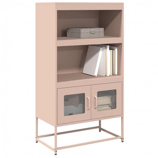 Highboard Pink 68x39x123 cm Oceľ