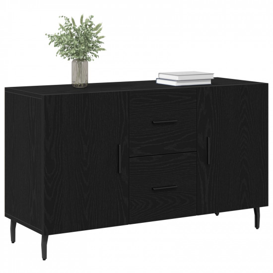 Biela komoda Čierny Dub 100x36x60 cm