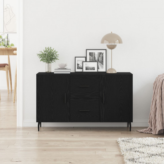 Biela komoda Čierny Dub 100x36x60 cm
