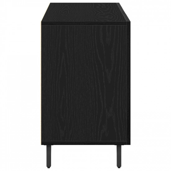 Biela komoda Čierny Dub 100x36x60 cm