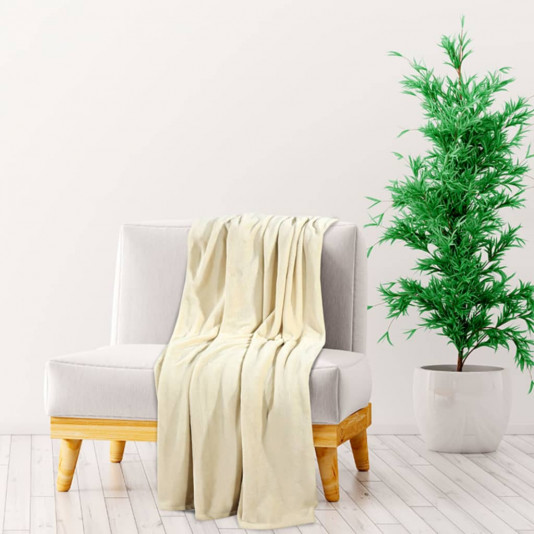 Deka krémová 130x170 cm polyester