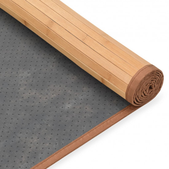 Bambusový koberec 160x230 cm, hnedý