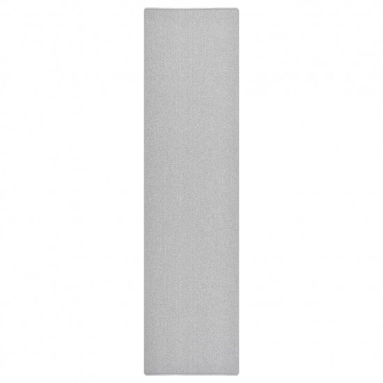 Koberec behúň bledo-sivý 80x300 cm