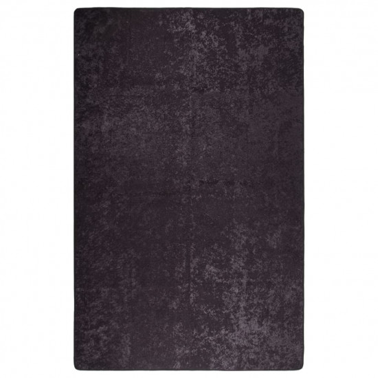 Prateľný koberec 80x150 cm antracitový protišmykový