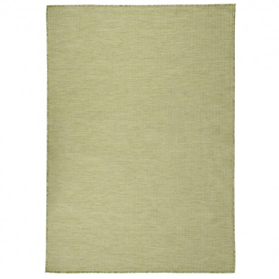 Vonkajší koberec s plochým tkaním 140x200 cm zelený