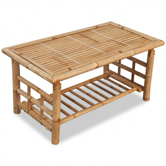 Bambusový konferenčný stolík, 90x50x45 cm