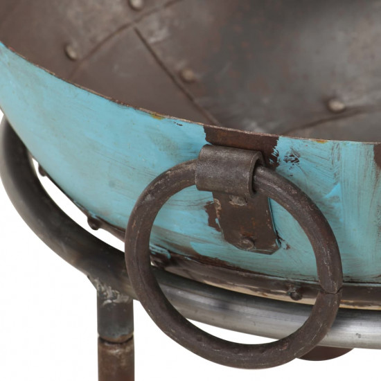 Farebné rustikálne prenosné ohnisko Ø40 cm železo