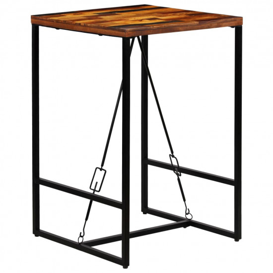 Barový stôl, recyklovaný masív 70x70x106 cm