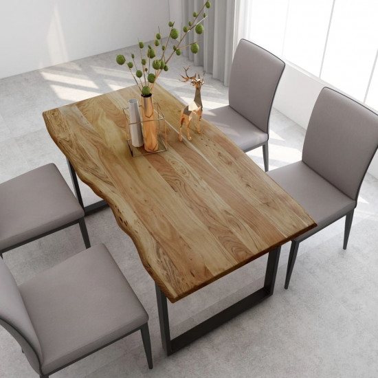 Jedálenský stôl 154x80x76 cm masívne akáciové drevo