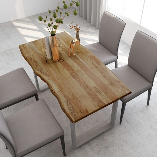 Jedálenský stôl 140x70x76 masívne akáciové drevo