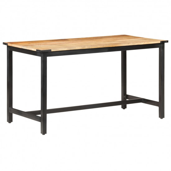 Jedálenský stôl 140x70x76 cm, surový mangový masív