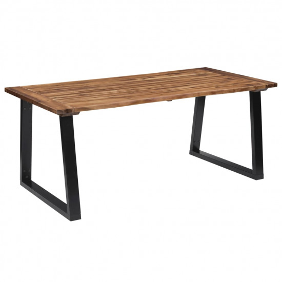 Jedálenský stôl, akáciový masív 180x90 cm