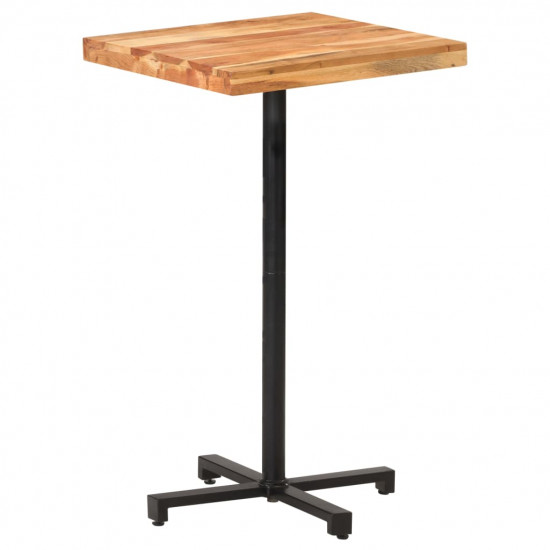 Barový stôl štvorcový 60x60x110 cm akáciový masív