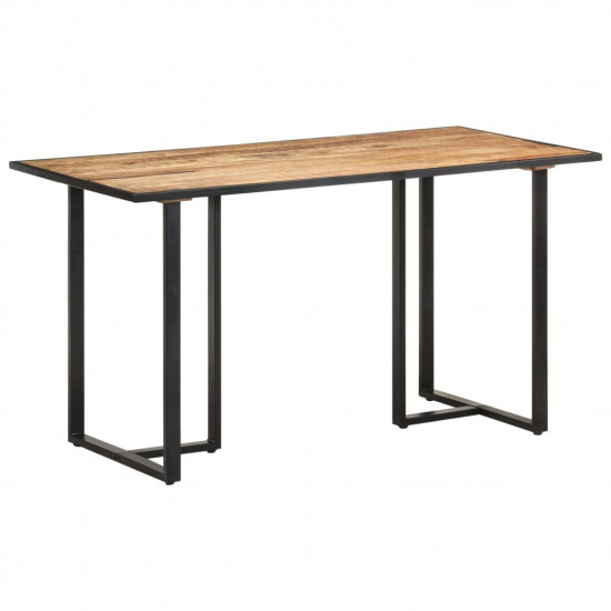 Jedálenský stôl 140 cm surové mangovníkové drevo