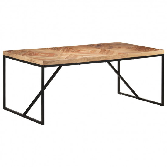 Jedálenský stôl 180x90x76 cm akáciový a mangovníkový masív