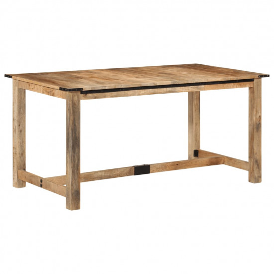 Jedálenský stôl 160x80x75 cm masívne mangovníkové drevo