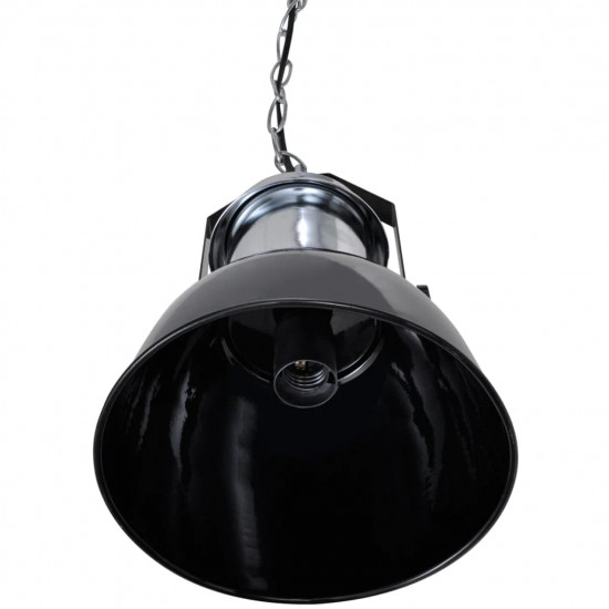 Kovová stropná lampa 2 ks, nastaviteľná výška, moderná, čierna