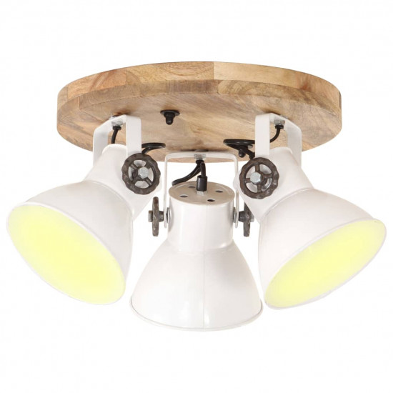 Industriálna stropná lampa 25 W, biela 42x27 cm E27