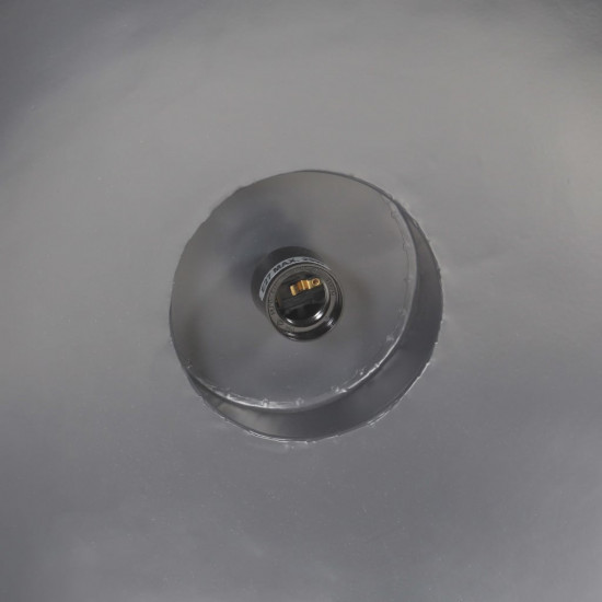 Industriálna závesná lampa 32 cm, sivá E27