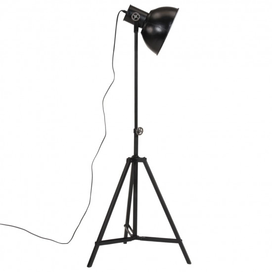 Podlahová lampa 25 W čierna 61x61x90/150 cm E27