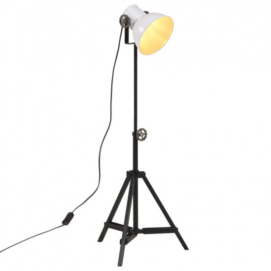 Podlahová lampa 25 W biela 35x35x65/95 cm E27