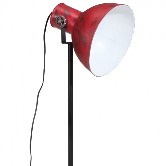 Podlahová lampa 25 W šmuhovaná červená 75x75x90-150 cm E27