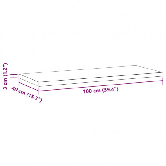 Nástenné police 2 ks 100x40x3 cm čierne nehrdzavejúca oceľ