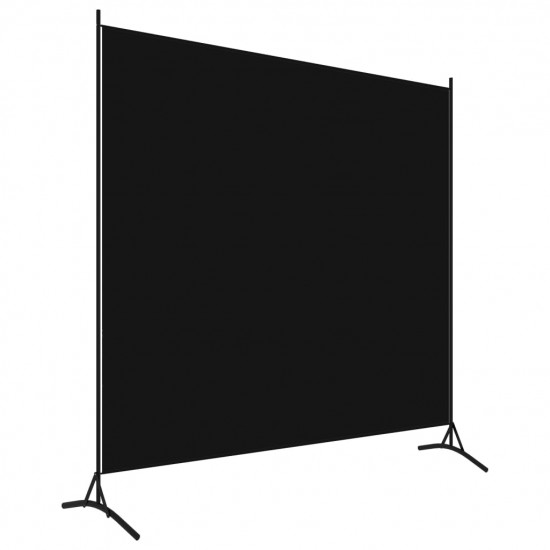 1-panelový paraván čierny 175x180 cm