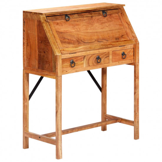 Písací stôl 90x40x107 cm masívne akáciové drevo