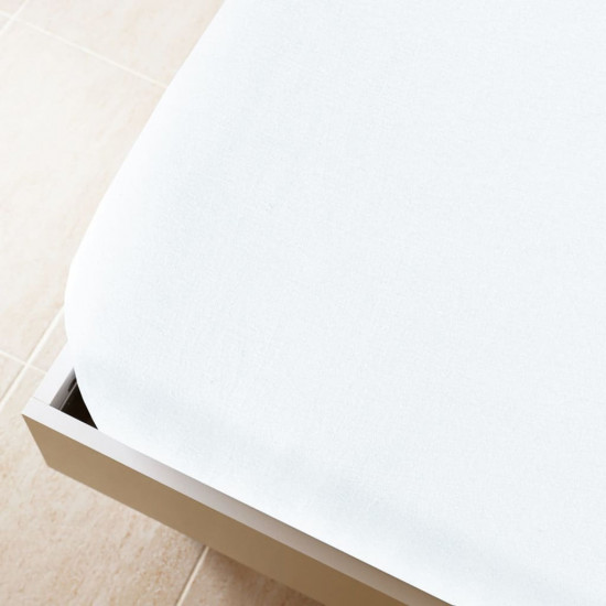 Priliehavé prestieradlo Jersey 2 ks biele 140x200 cm bavlna