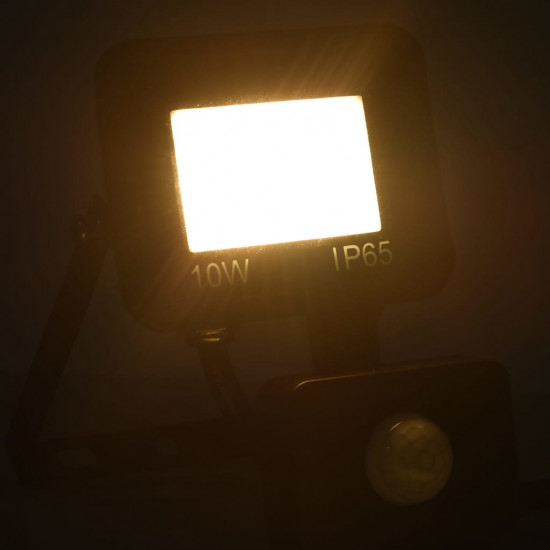 LED reflektor so senzorom 10 W teplé biele svetlo