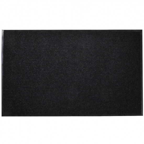 Čierna PVC rohožka, 90 x 150 cm