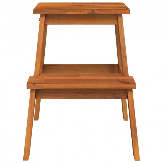 2 stupňová stolička 40x38x50 cm masívne akáciové drevo
