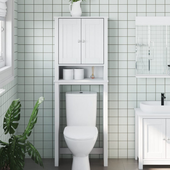 Záchodový úložný priestor BERG biely 60x27x164,5 cm masív