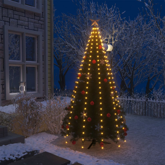 Svetelná sieť na vianočný stromček 250 LED, 250 cm