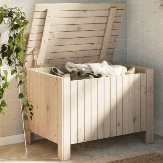 Úložný box s vekom RANA 80x49x54 cm borovicový masív
