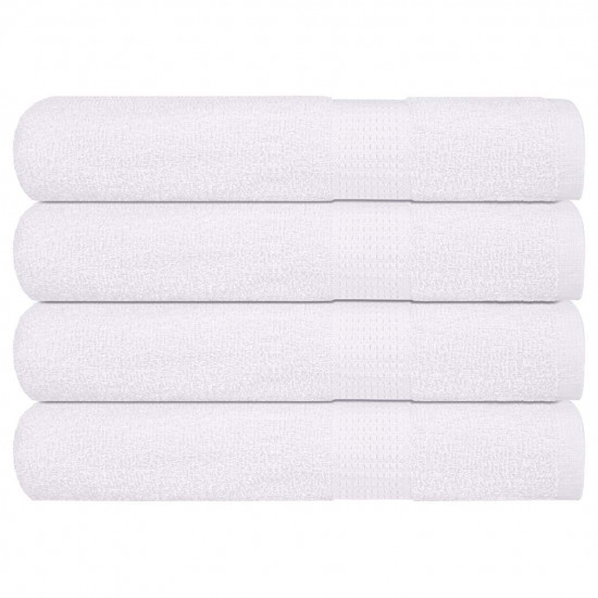 Uteráky do sauny 4 ks biela 80x200 cm 360 g/m2 100% bavlna