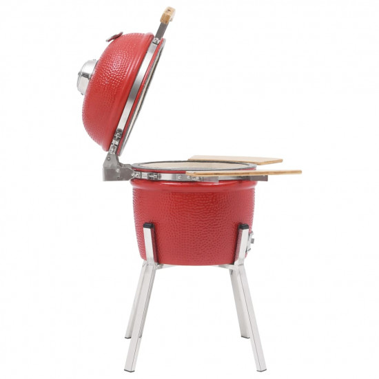 Kamado gril s udiarňou keramika 81 cm