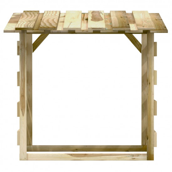 Pergola so strechami 2 ks 100x90x100 cm impregnované borovicové drevo