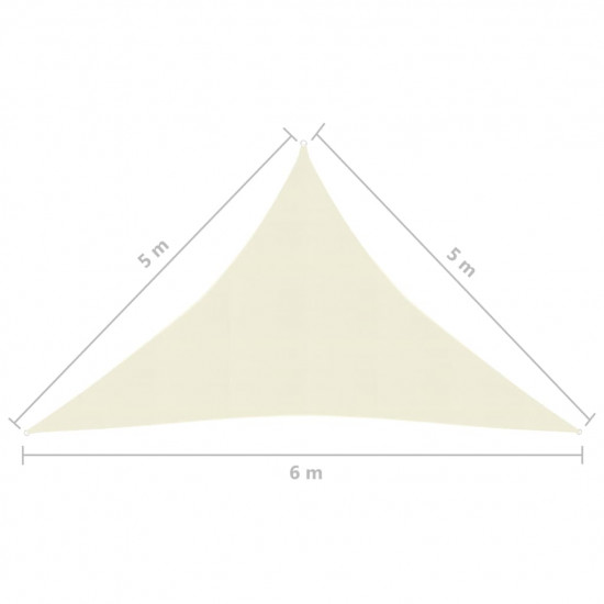 Tieniaca plachta 160 g/m² krémová 5x5x6 m HDPE