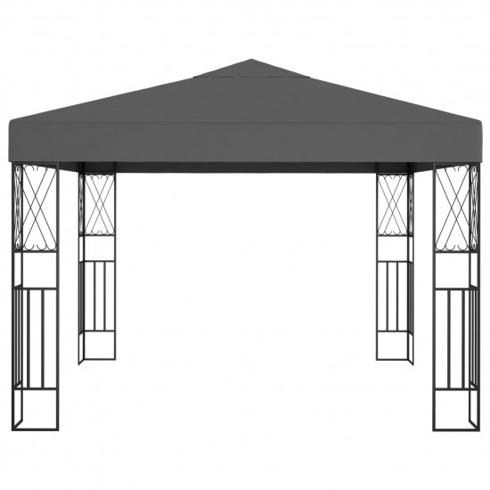 Altánok 3x3 m, antracitový, látka