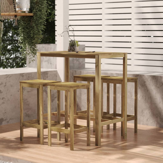 Barový stôl 110x60x110 cm impregnovaná borovica